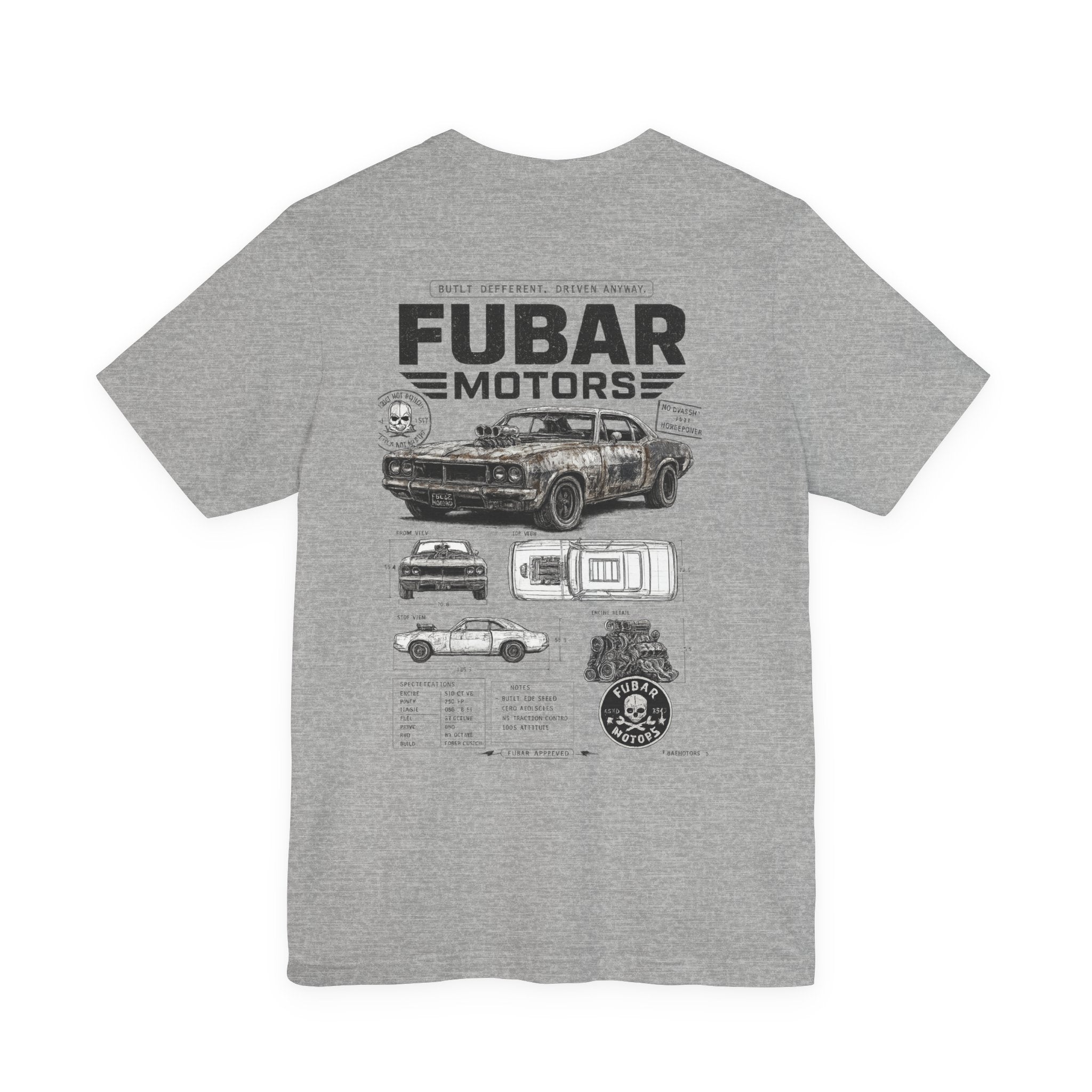 FUBAR Motors Vintage Muscle Car Tee
