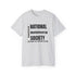 National idontgiveacrap Society t shirt light