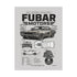 FUBAR Motors Vintage Muscle Car Poster — Matte Automotive Blueprint Wall Art