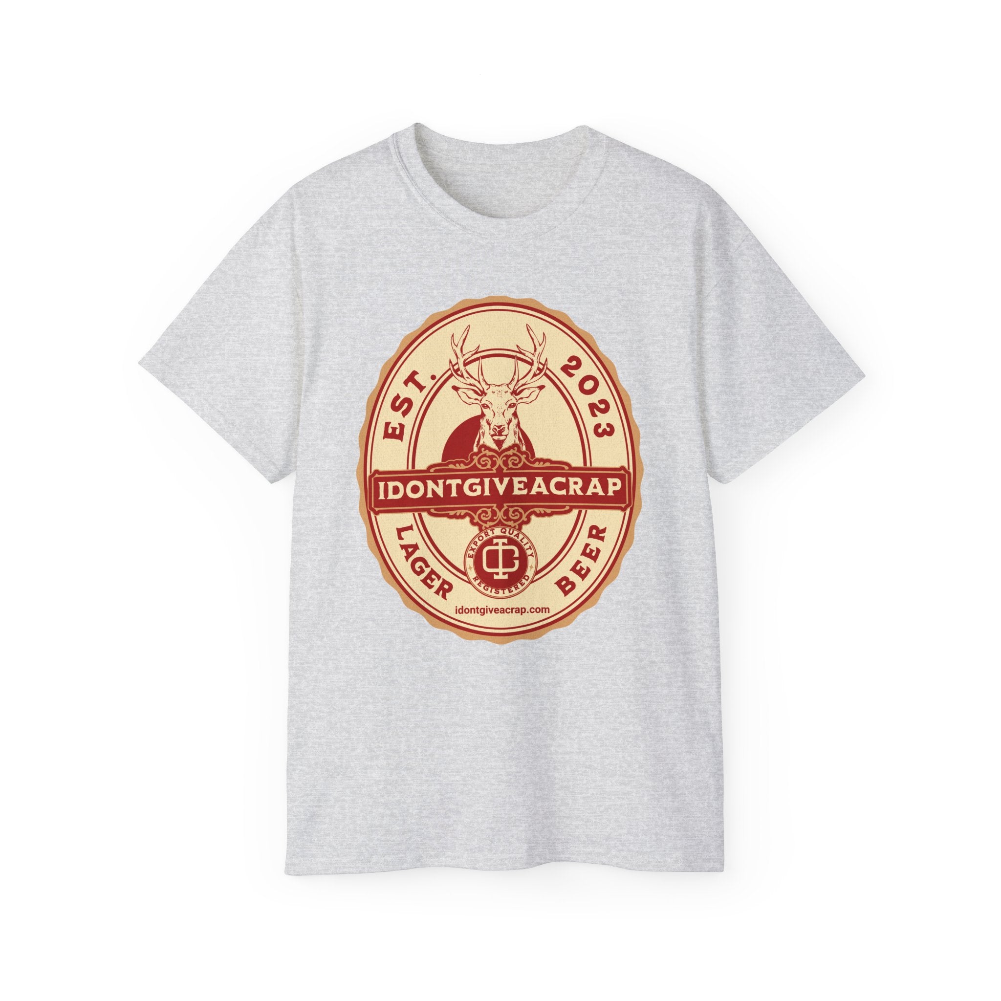 IDONTGIVEACRAP Stag Lager Bar Design Shirt