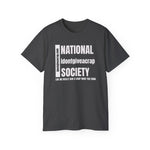 National idontgiveacrap Society t shirt dark
