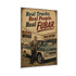 Rolled Poster - 'Real Trucks. Real People. Real FUBAR.' Vintage Automotive Print
