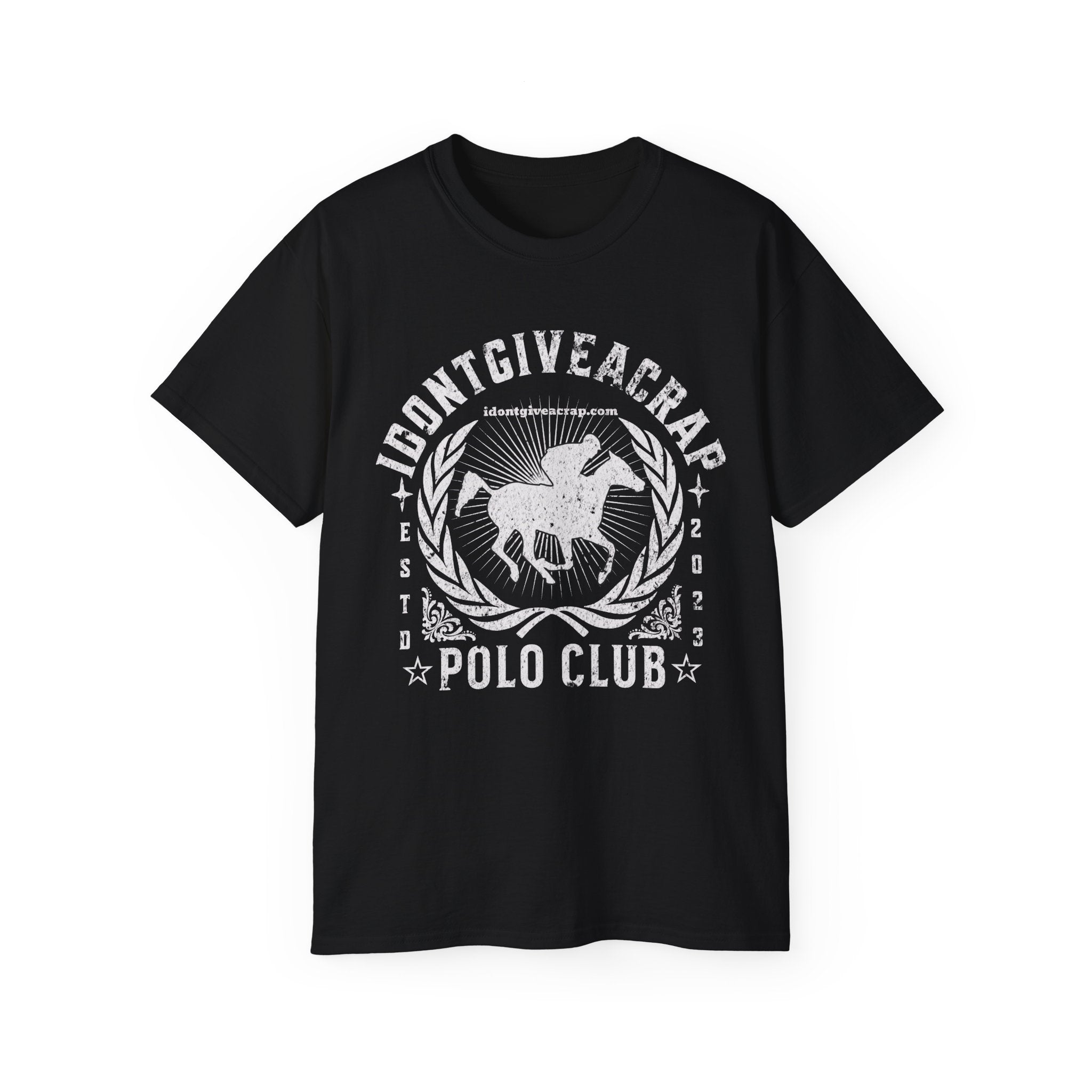 Cotton Polo Tee - IDONTGIVEACRAP Polo Club Design