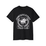 Cotton Polo Tee - IDONTGIVEACRAP Polo Club Design