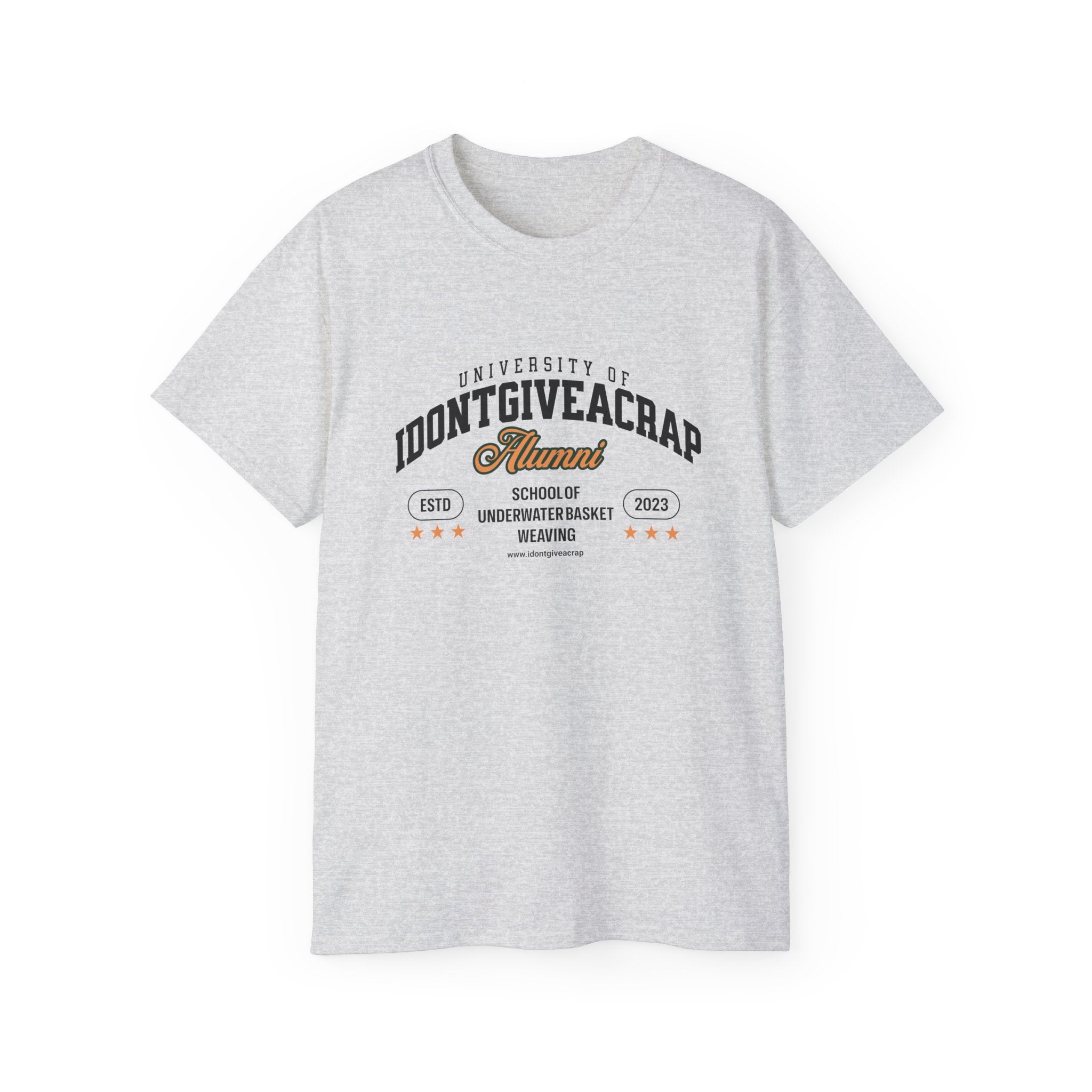 University of idontgiveacrap, School of Underwater Basket Weaving t-shirt
