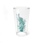 Pint Glass Liberty IDONTGIVEACRAP Attitude