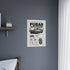 FUBAR Motors Vintage Muscle Car Poster — Matte Automotive Blueprint Wall Art