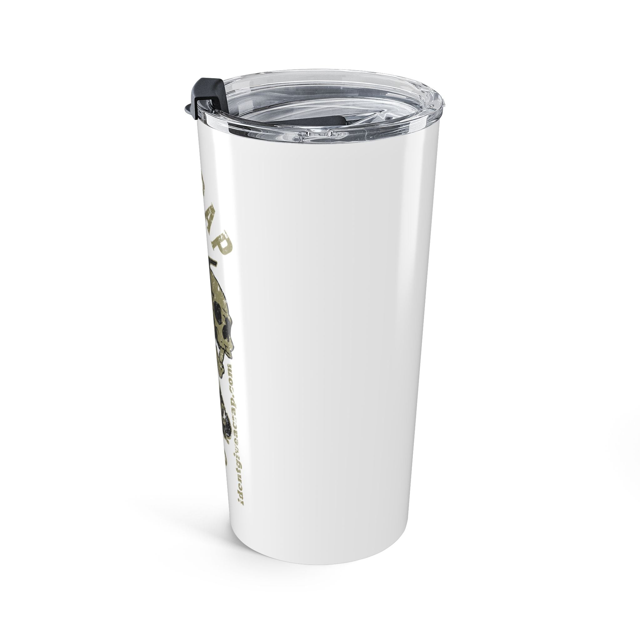 IDontGiveACrap Motorcycles Tumbler – White Edition