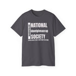 National idontgiveacrap Society t shirt dark