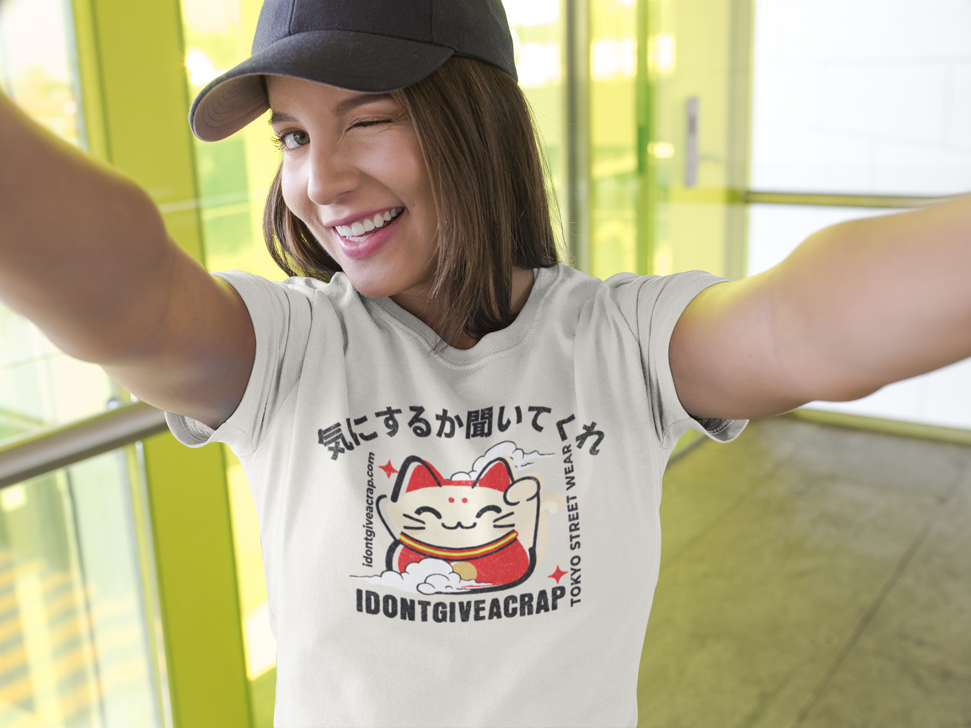 idontgiveacrap Lucky Cat Tokyo Tour Unisex Shirt