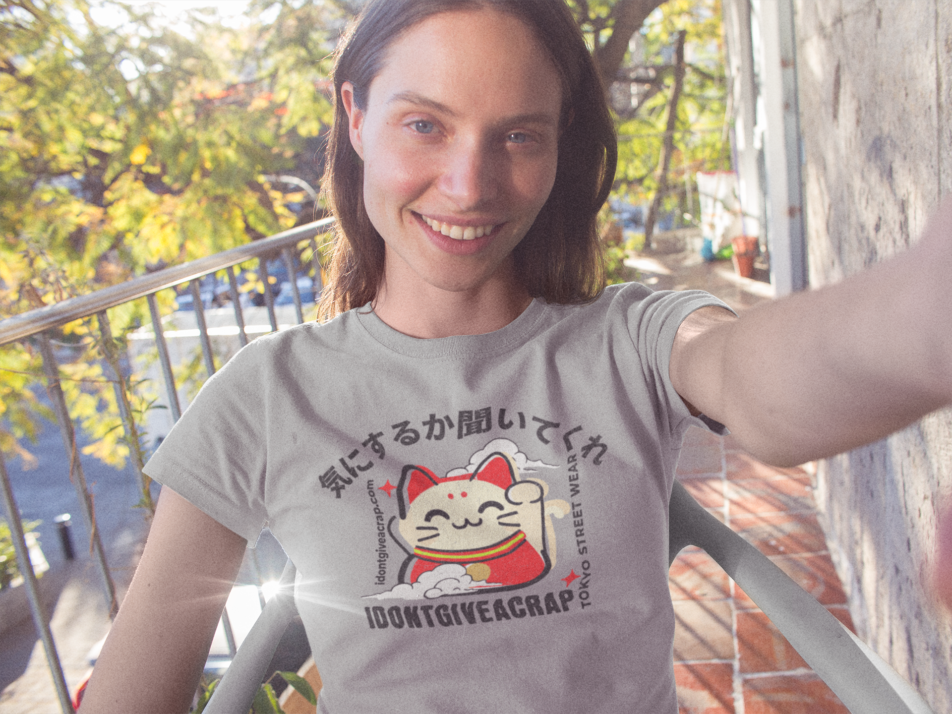 idontgiveacrap Lucky Cat Tokyo Tour Unisex Shirt