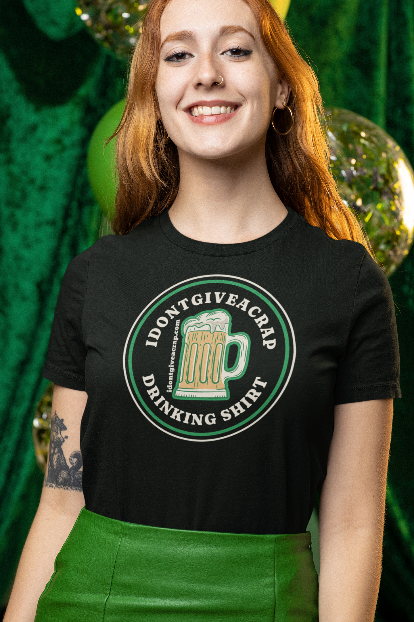 idontgiveacrap Drinking Shirt