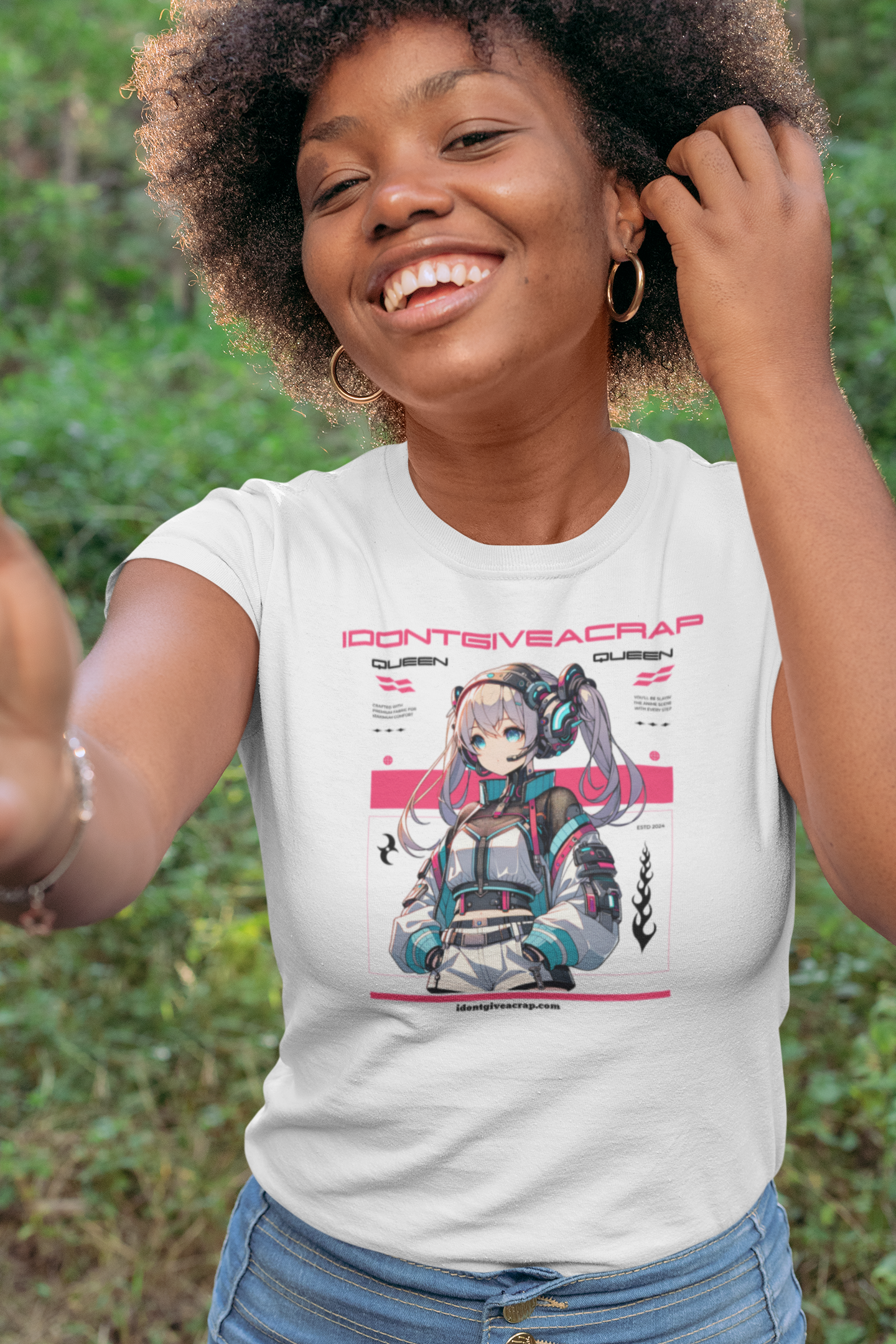 Anime Queen IDONTGIVEACRAP Design