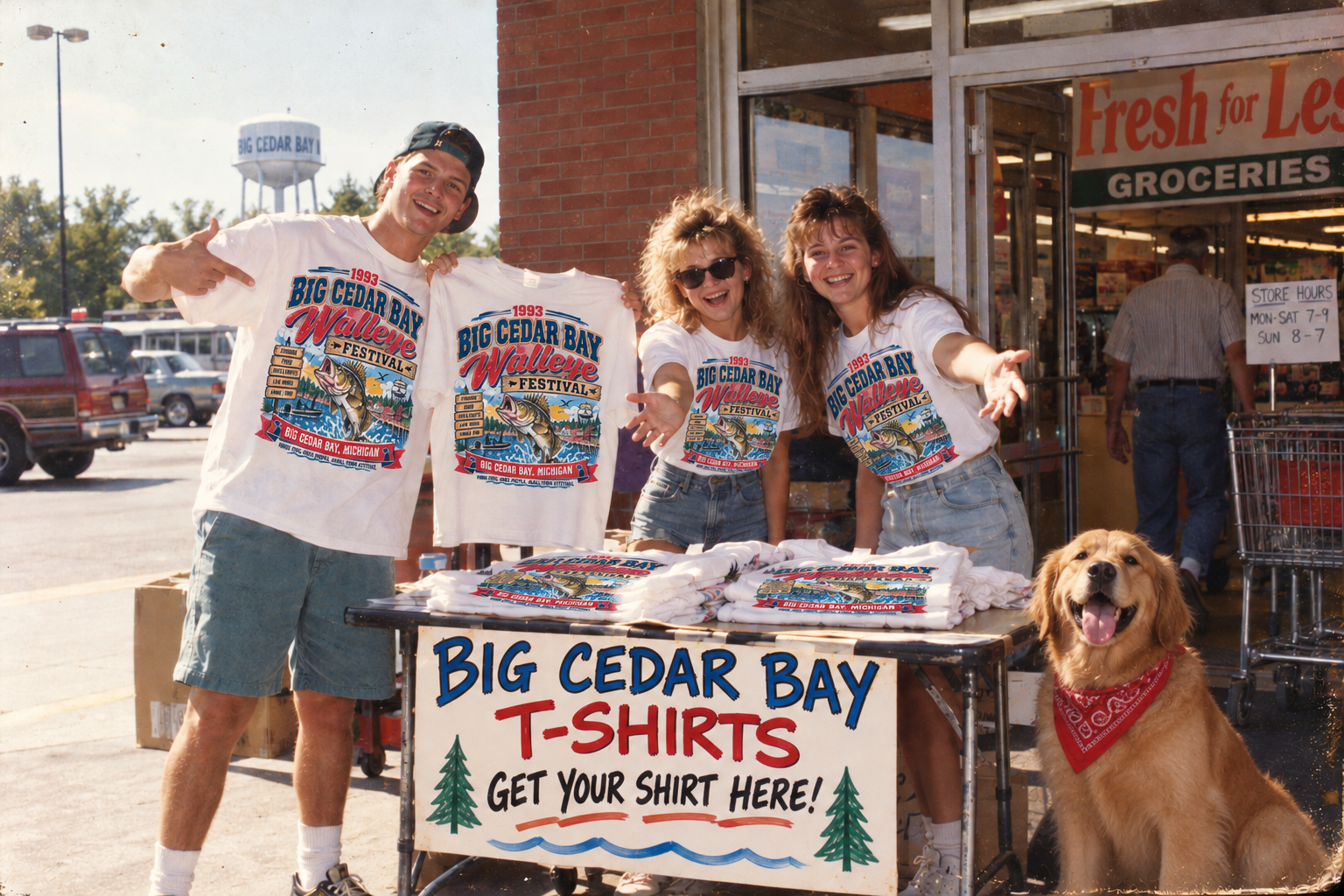 1993 Big Cedar Bay Walleye Festival – Official Throwback Tee