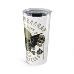 IDontGiveACrap Motorcycles Tumbler – White Edition