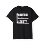 National idontgiveacrap Society t shirt dark