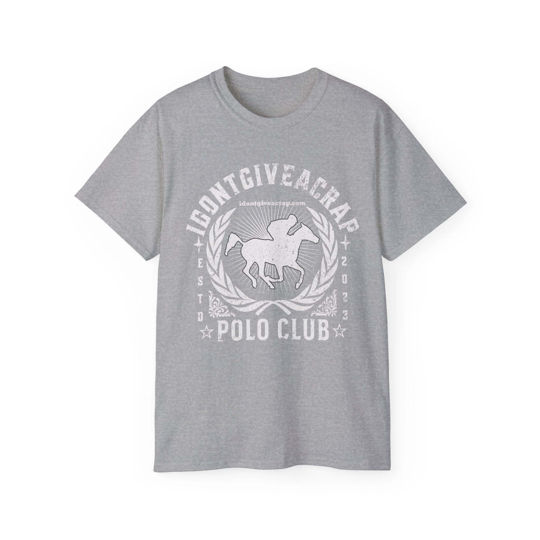 Cotton Polo Tee - IDONTGIVEACRAP Polo Club Design
