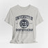 T‑Shirt — “University of IDONTGIVEACRAP” Vintage Collegiate Tee