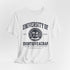 T‑Shirt — “University of IDONTGIVEACRAP” Vintage Collegiate Tee