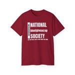 National idontgiveacrap Society t shirt dark