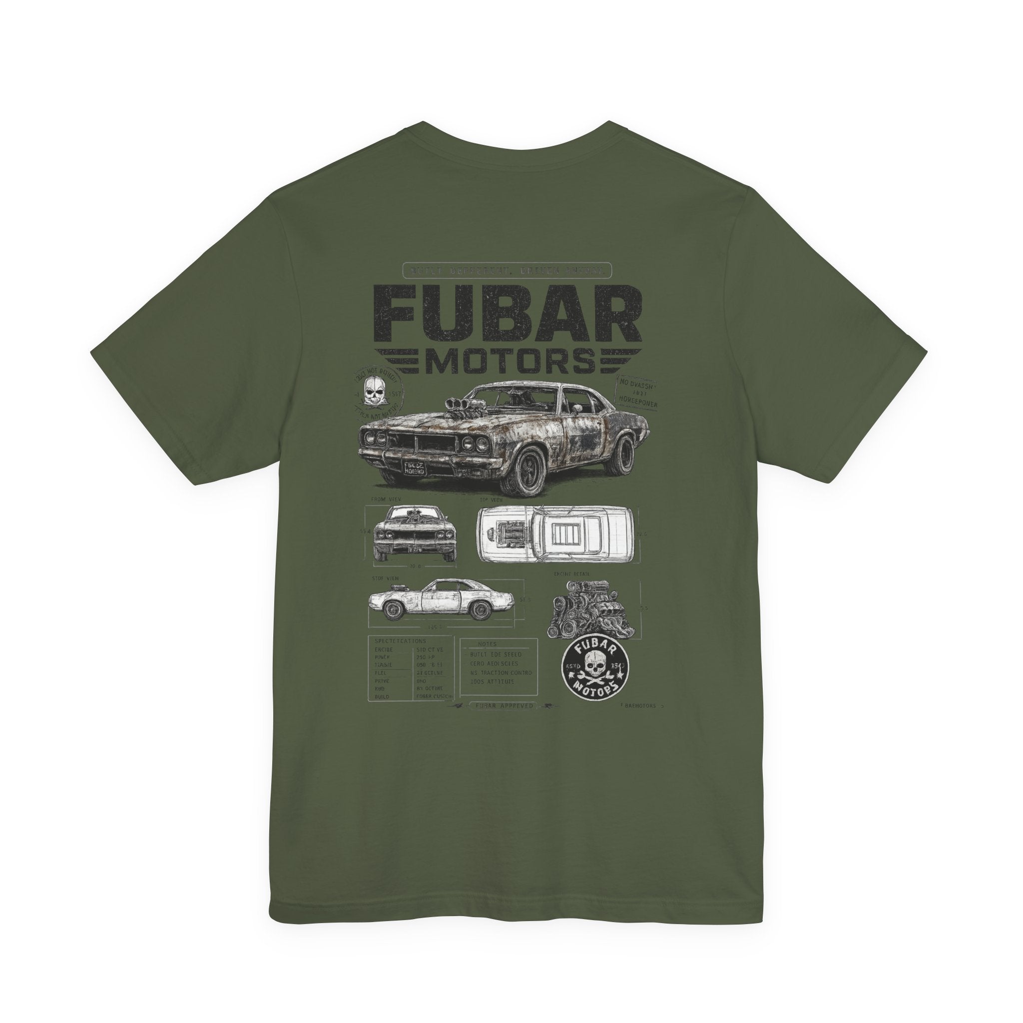 FUBAR Motors Vintage Muscle Car Tee